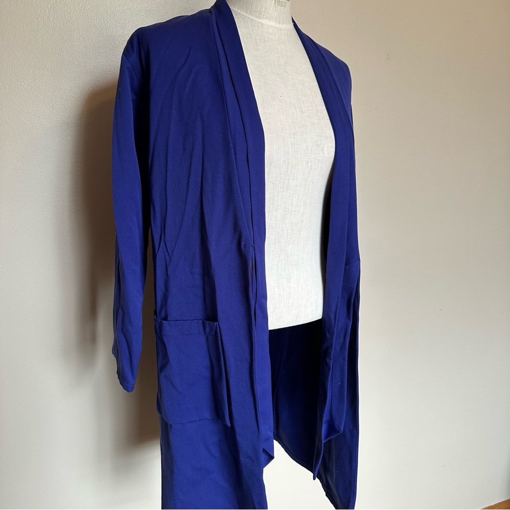 Vintage Vidal Sassoon Clothing Long Purple Blue B… - image 3